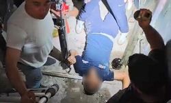 Elazığ'da asansör boşluğuna düşen gencin yardımına ekipler koştu
