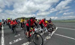 Elazığ'dan Ardahan'a 550 kilometre pedal çevirdi