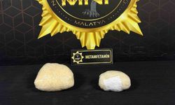 Malatya'da 1 kilo 769 gram metamfetamin yakalandı