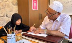 Yaz Kur'an kursunda sanat ve maneviyat bir arada yaşanıyor