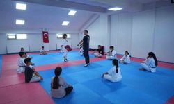 Yaz Spor Okulları'nda taekwondoya yoğun katılım
