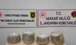 Yüksekova'da 11 kilo skunk yakalandı