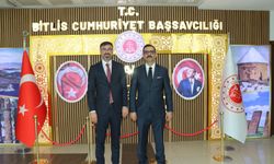 Bitlis Belediye Başkanı’ndan Başsavcı Fazıl Kandemir’e hayırlı olsun ziyareti