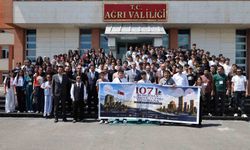Ağrılı öğrenciler tarihin izinde: 200 öğrenci yola çıktı
