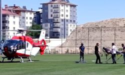 Ambulans helikopter 58 yaşındaki hasta için havalandı