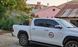 Elazığ'ın köylerinde ilaçlama çalışmaları devam ediyor