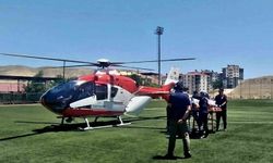 Kalp krizi geçiren hasta hava ambulansıyla Malatya'ya gönderildi