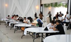 Minik kalpler Kur'an-ı Kerim için kıyasıya ter döktü