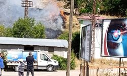 Tunceli'de otluk alanda yangın