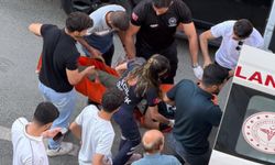 Yüksekova'da bayılan vatandaşa çevredekiler anında müdahale etti