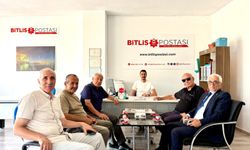Şehir dışındaki Ahlat derneklerinden Bitlis Postası'na ziyaret