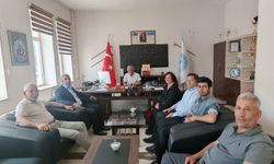 Atayurt Ahlat Derneği'nden HEM Müdürü Bilgeç'e ziyaret