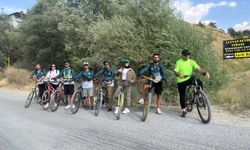 Tatvan’da spor ve doğa tutkunları Por köyüne pedal çevirdi