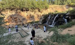 Tatvan’da mesire alanındaki şelale ilgi odağı oldu