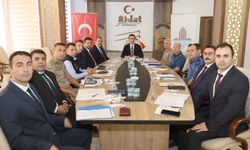 Ahlat Şenlikleri  öncesi güvenlik, asayiş toplantısı düzenlendi