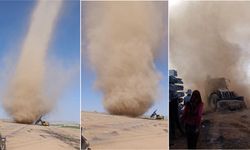 Ahlat'ta dev hortum böyle görüntülendi