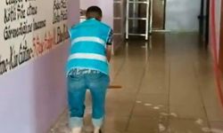 Bitlis’te denetimli serbestlik yükümlülerinden öğrenci pansiyonuna temizlik desteği
