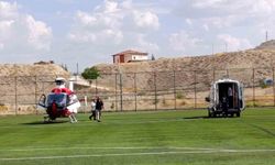 Hava ambulansı 97 yaşındaki hasta için havalandı