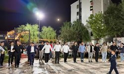 Bitlis’te dolunay eşliğinde halay