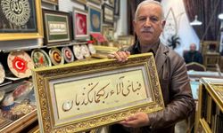 Asırlık hat sanatı Vanlı ustanın ellerinde yaşıyor