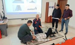 Elazığ'da arama kurtarma ve çadır kurulumu eğitimi verildi