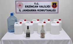 Erzincan'da kaçak içki operasyonu: 40 litre etil alkol yakalandı