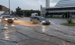 Erzincan'da sağanak yağış etkisini gösterdi