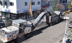 Kars'ta asfalt sökümü başladı