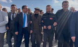 Kars'ta köy yollarında beton yol çalışmaları devam ediyor