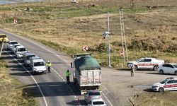 Muş-Ağrı kara yolunda trafik denetimi gerçekleştirildi