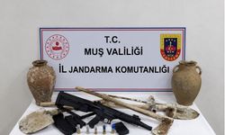 Muş'ta kaçak kazı operasyonu düzenlendi