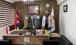 Türkiye birincisi Adilcevaz Kızılay Şubesi Başkanı Çağlar Toğal’a ziyaret
