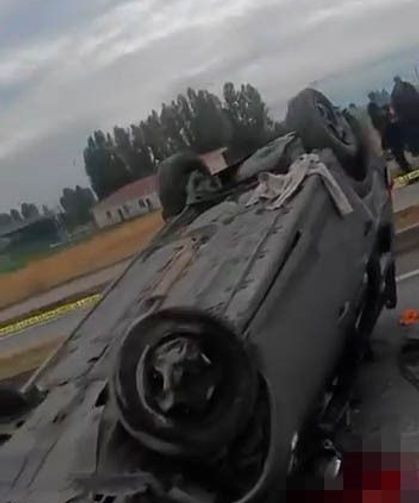 Muş'ta otomobil takla attı: 1 ölü, 3 yaralı