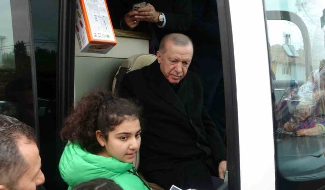 Cumhurbaşkanı Erdoğan’a Malatya’da sevgi seli