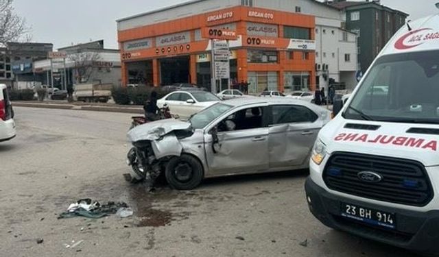 Elazığ’da trafik kazası: 1 yaralı