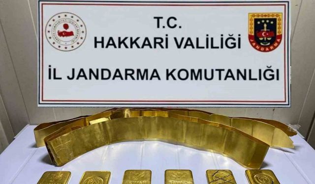 Hakkari'de 27 Milyonluk Gümrük Kaçağı Altın Ele Geçirildi