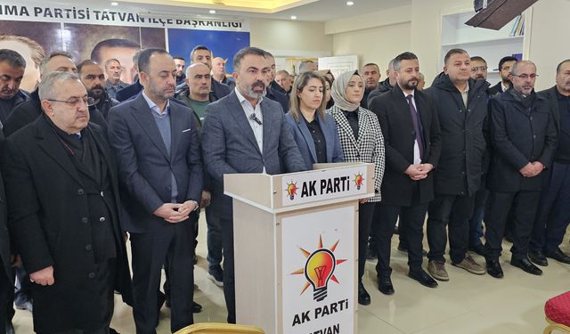 Ak Parti Bitlis İl Başkanlığından basın açıklaması