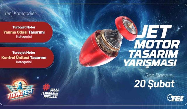 TEKNOFEST Jet Motor Tasarım Yarışması Başvurularını Bekliyor!