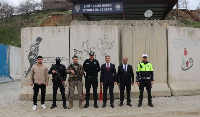 Kaymakam Bilgin ve Başkan Şam’dan bayram ziyaretleri