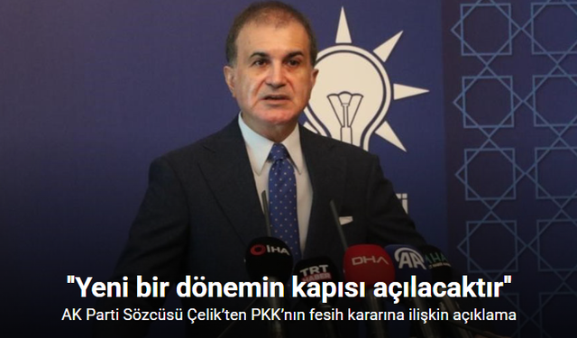 PKK'nın fesih kararına ilişkin açıklama!