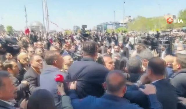 Özgür Özel fiziki saldırıya uğradı