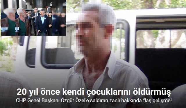 Özgür Özel’e saldıran zanlı.!