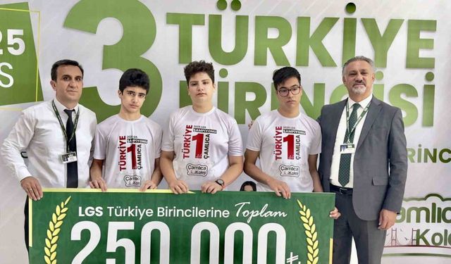 Malatya Çamlıca Koleji Türkiye birincilikleriyle gururlandırdı