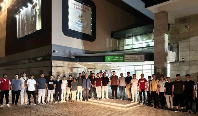 Muşlu gençler Rize Fındıklı Kampı’na uğurlandı