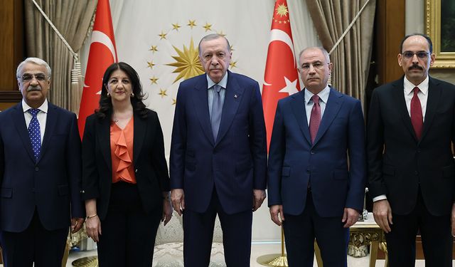 Cumhurbaşkanı Erdoğan, DEM Heyetini kabul etti