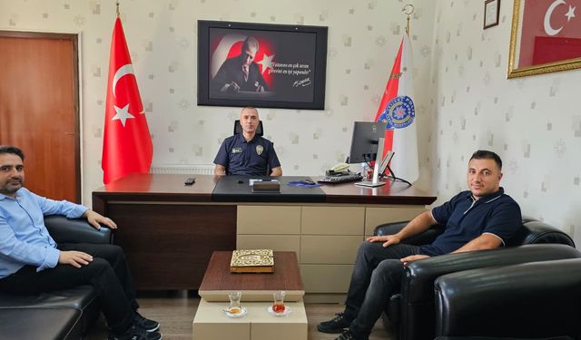 BİGACEM'den Tatvan Emniyet Müdürü Ufuk Ateş'e “Hayırlı Olsun” Ziyareti
