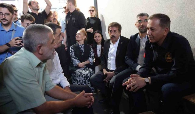 Bakan Yerlikaya Erzurum’da esnafı ziyaret etti