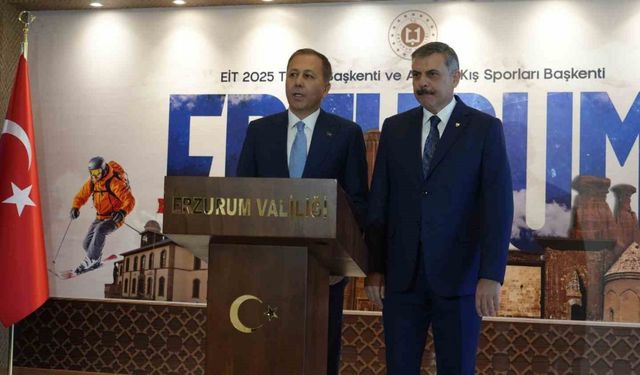 Bakan Yerlikaya Erzurum’da