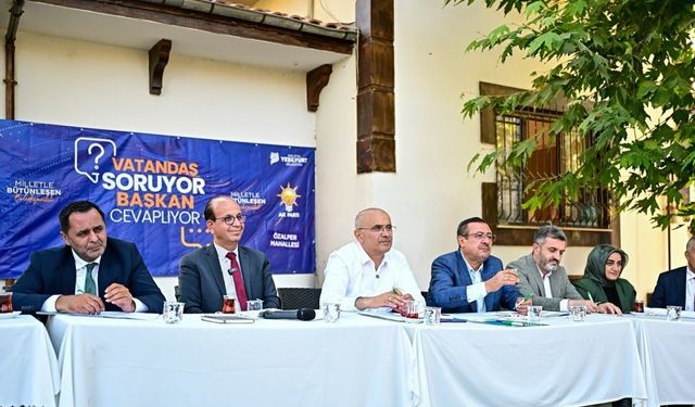 Başkanlar Malatya’nın geleceğini Özalper’de vatandaşlarla paylaştı