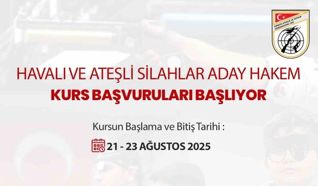 Elazığ’da aday hakem kursu düzenlenecek